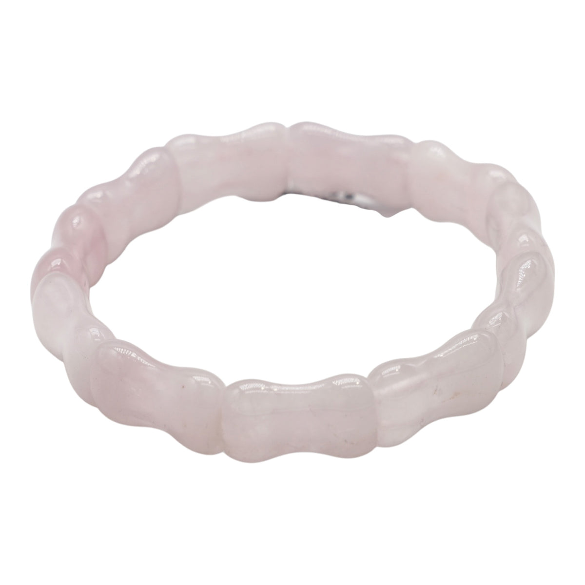 Bracelet forme os à 2 trous facetté AA+13x18x7.5 mm (14 pierres disponible) #21
