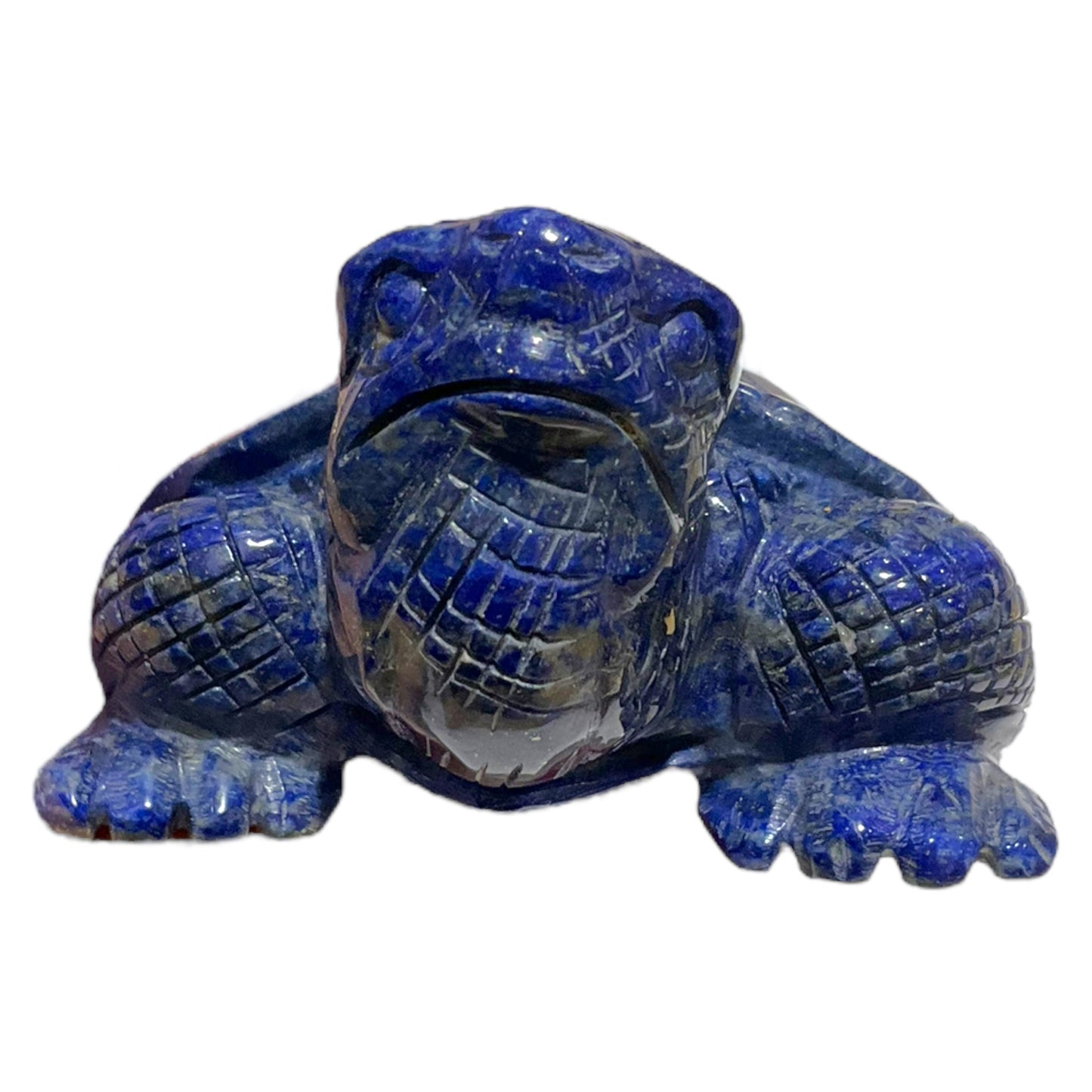 Figurine Tortue en Lapis-lazuli pièce unique numéro TL1