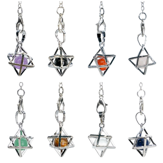 Pendule forme étoile (8 pierres disponible)