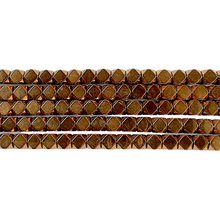 Load image into Gallery viewer, Fil de perle Hématite electroplaqué bronze HEB-2

