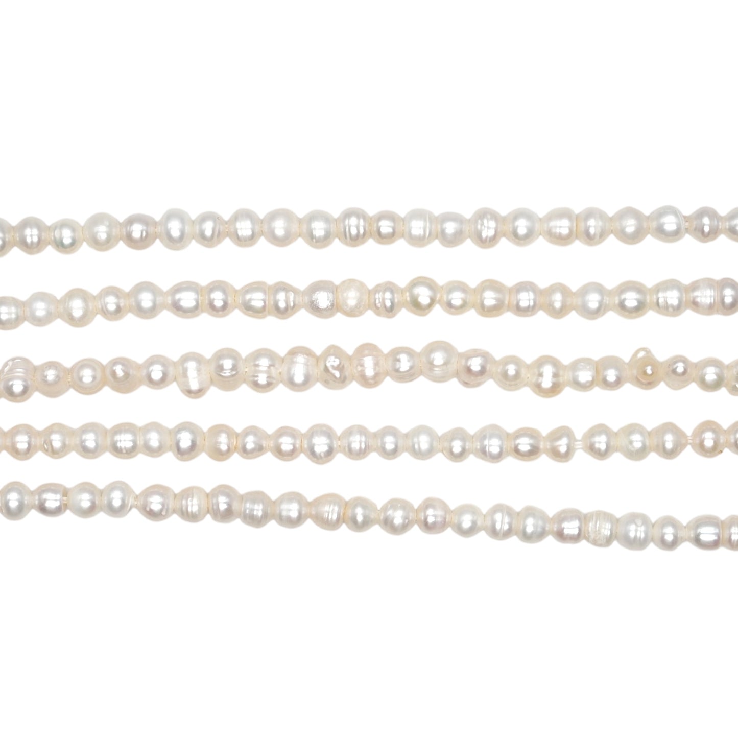 Fil de perle d’eau douce 4-4.5 mm [37]