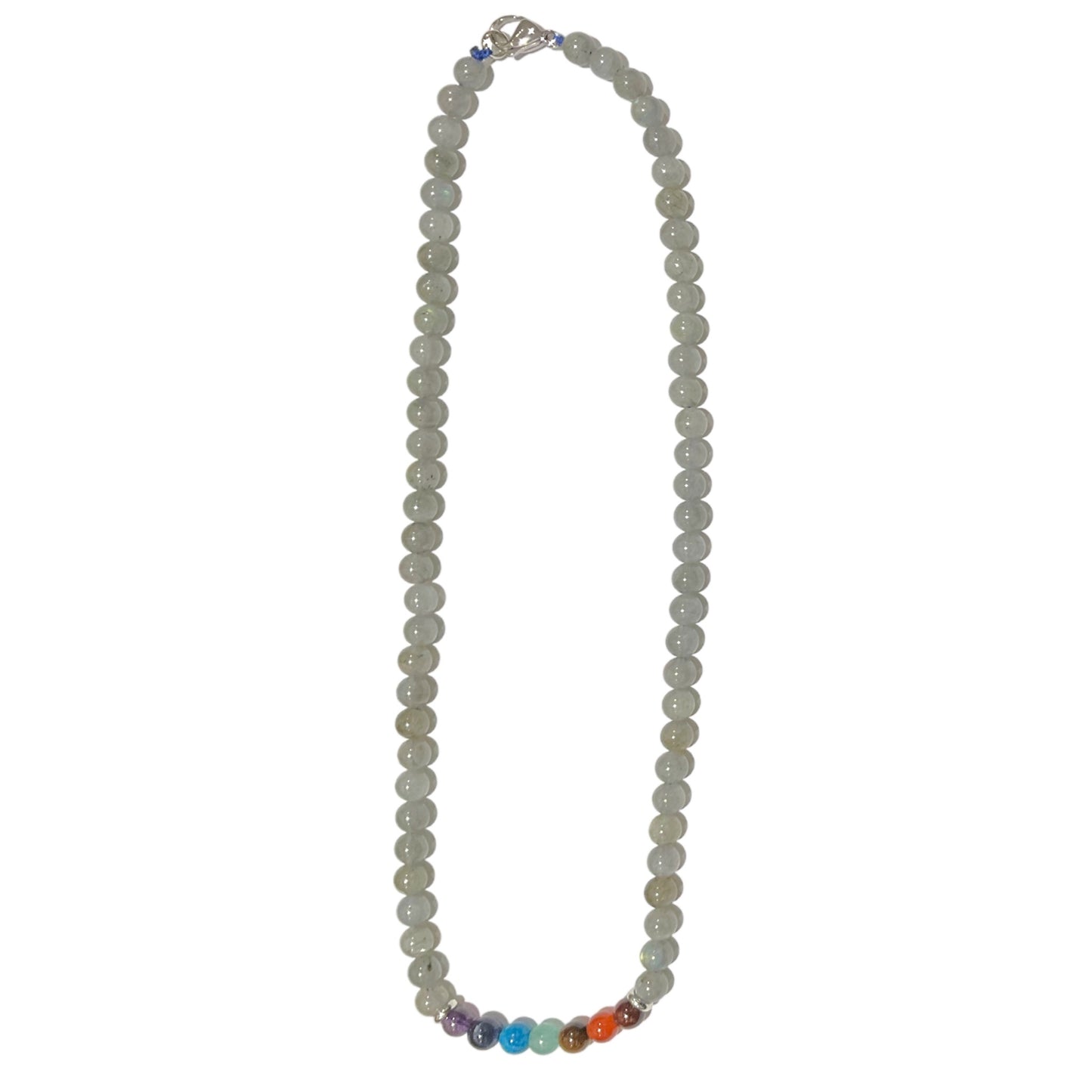 Collier boule 7 Chakras Labradorite