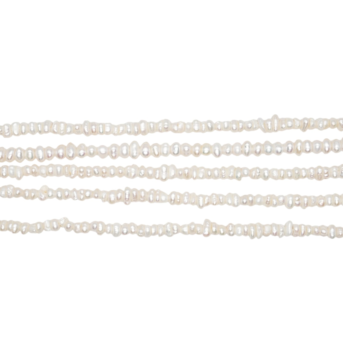 Fil de perle d’eau douce 3-4.5 mm [27]