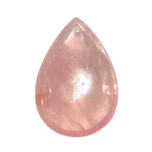 Heart -form quartz pendant