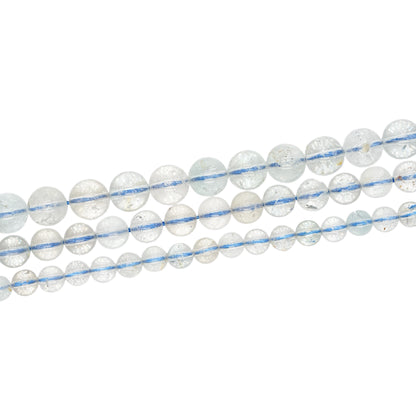 Fil de perle Topaze Bleue A