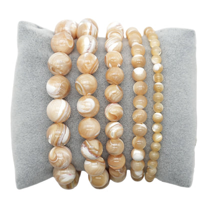 Bracelet Nacre dorée A