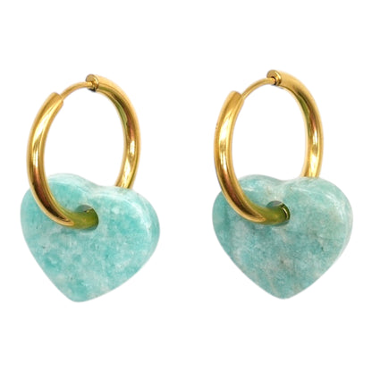 Lot de 2 charm’s Coeur pour boucle d’oreille (Créole non comprise) (2 tailles disponible)