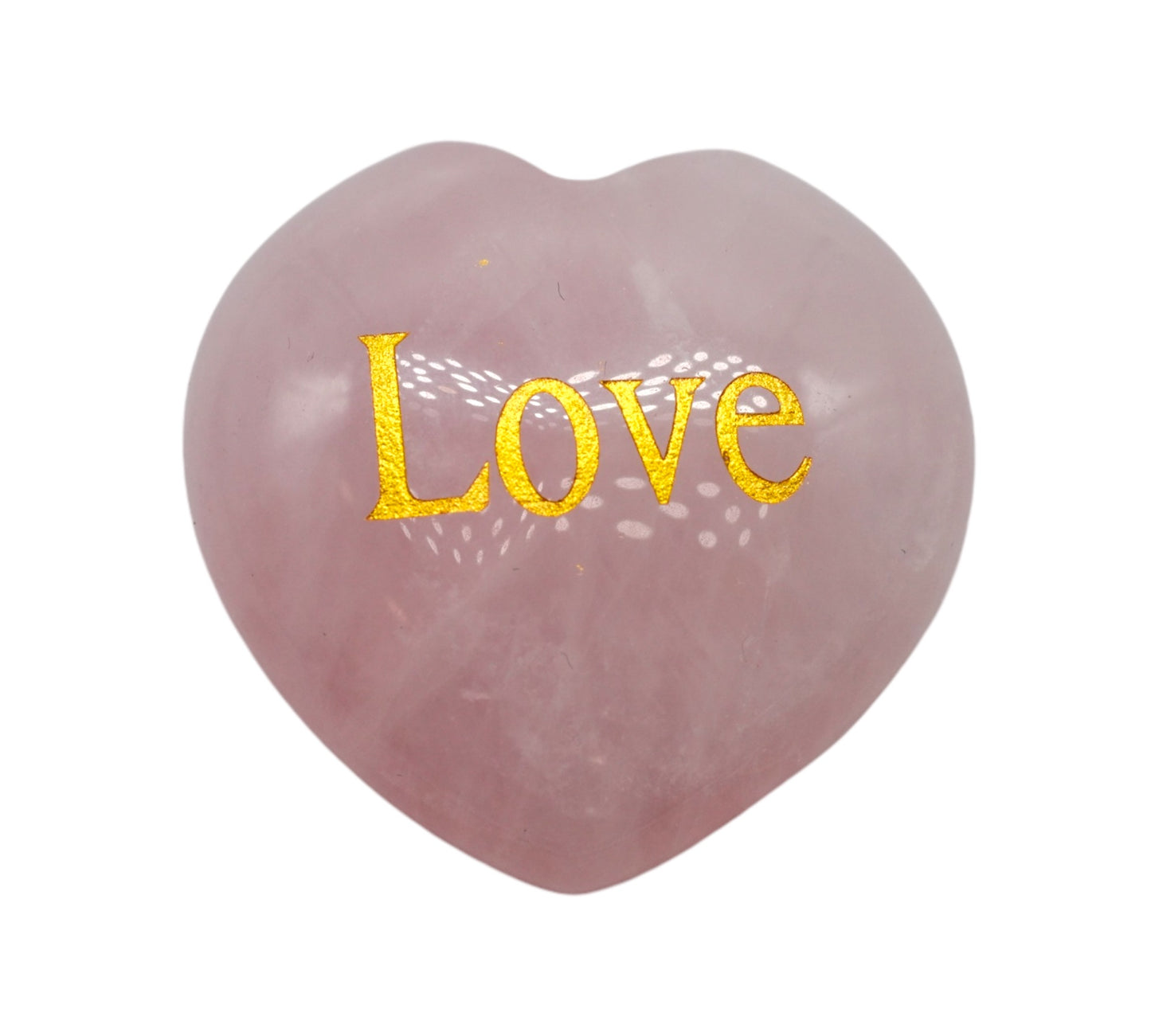 Coeur Quartz rose LOVE