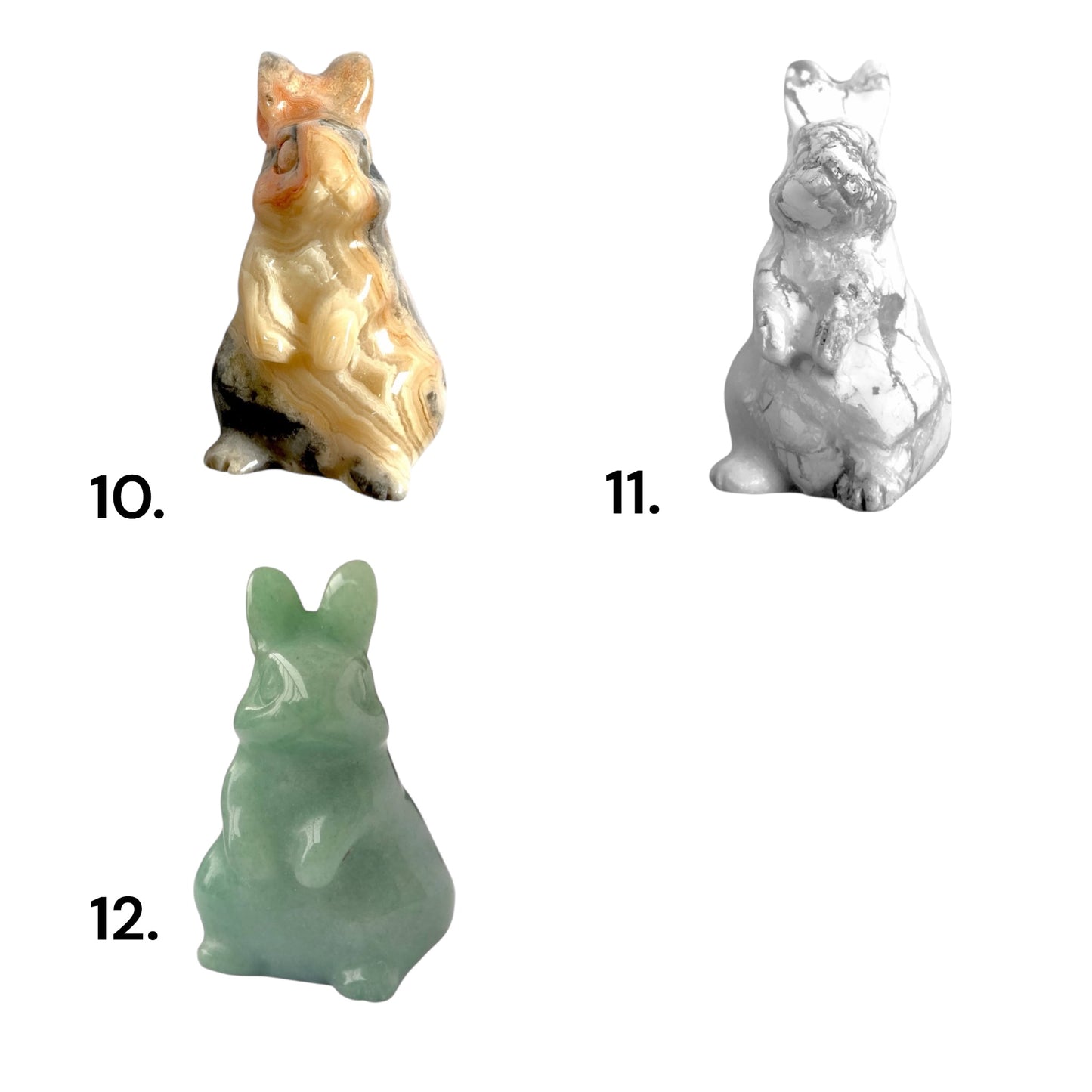 Figurine Lapin 2x5 cm (12 pierres disponible)