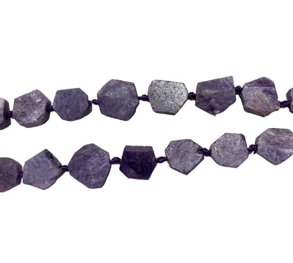 Collier Charoite matte