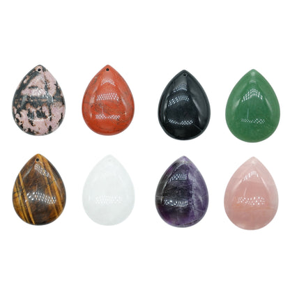 Pendentif en pierre naturelle 30x40 mm (8 pierres disponible)