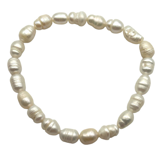 Bracelet perles d’eau douce 6-7mm numéro 7
