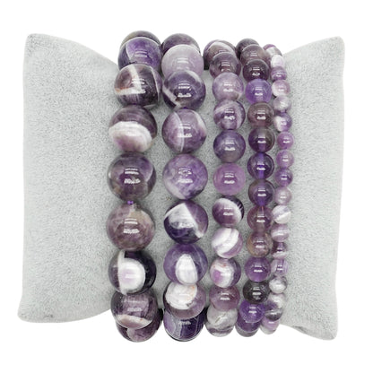 Bracelet Améthyste chevron A+