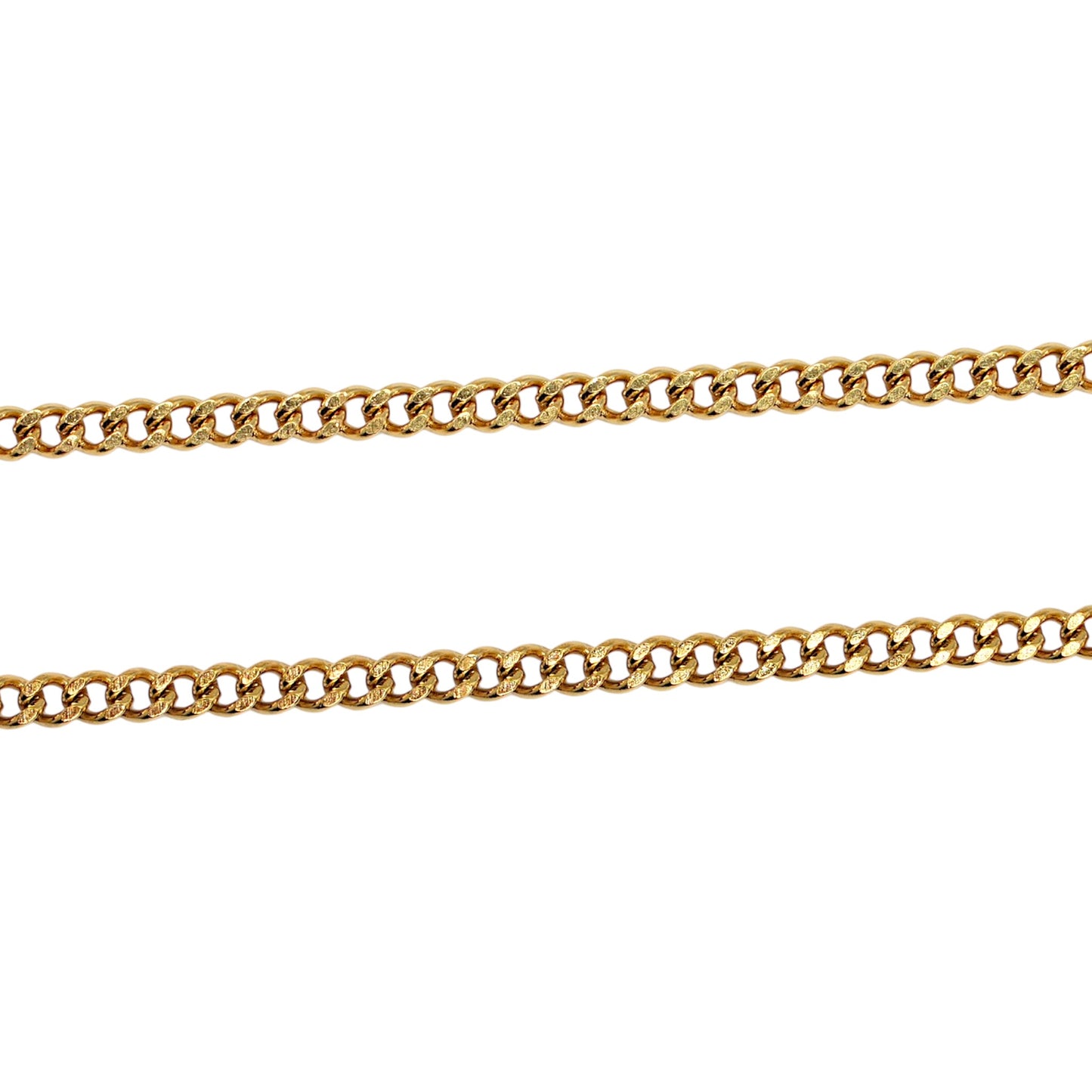 10 chaînes en acier inoxydable dorée modèle 13