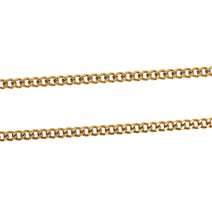 10 chaînes en acier inoxydable dorée modèle 13