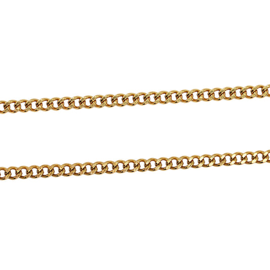 10 chaînes en acier inoxydable dorée modèle 13
