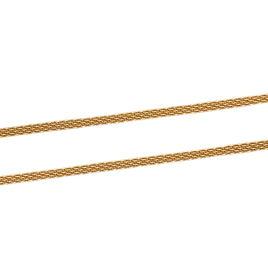 Lot de 10 chaînes en acier inoxydable doré modèle 6