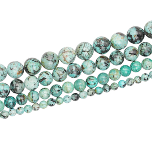 Fil de perle Turquoise d'Afrique AAA