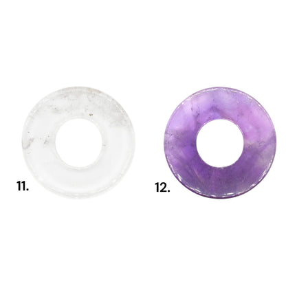 Lot de 2 charm’s Donut pour boucle d’oreille (Créole non comprise) (2 tailles disponible)