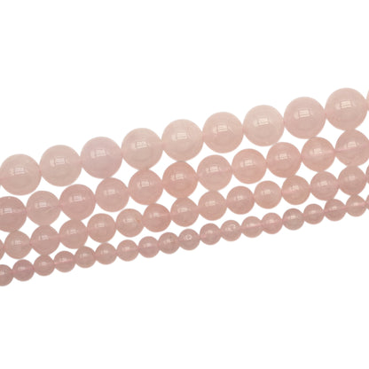 Fil de perle Quartz rose AAA