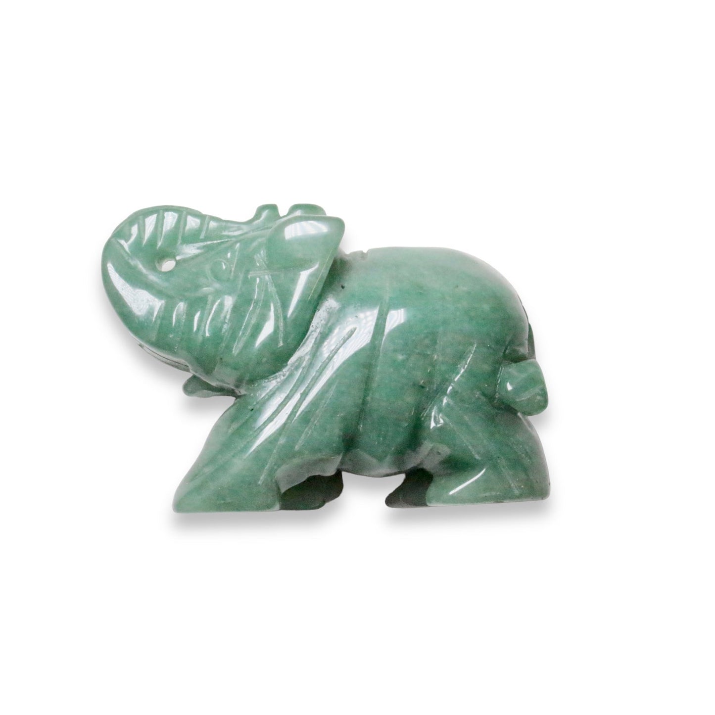 Figurine Eléphant en Aventurine Verte