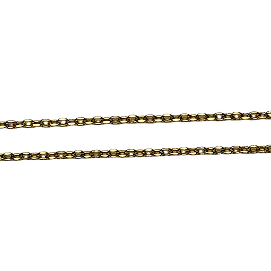 10 chaînes en acier inoxydable (10-0.4)D - Foliesbijoux