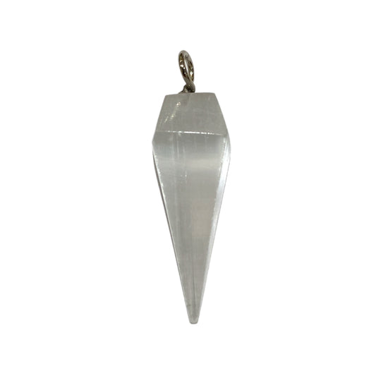 Pendentif en Sélénite petit cone