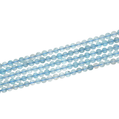 Fil de perle Topaze Bleue AAA