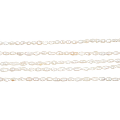 Fil de perle d’eau douce 3.3-3.5 mm [34]