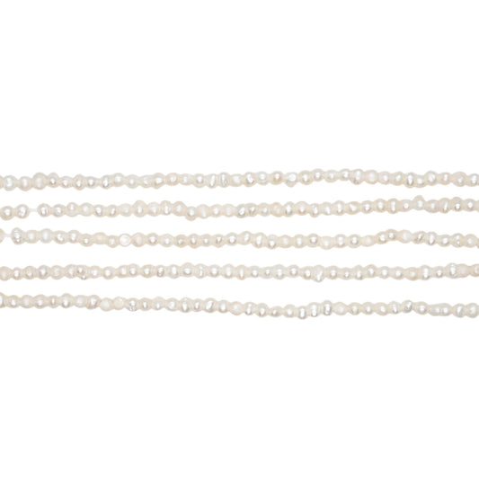 Fil de perle d’eau douce 3-3.5 mm [32]