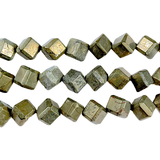 Fil de perle pyrite 8 mm P-6 A