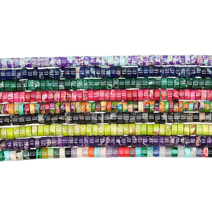 Fil de perle Heishi en pierre naturelle