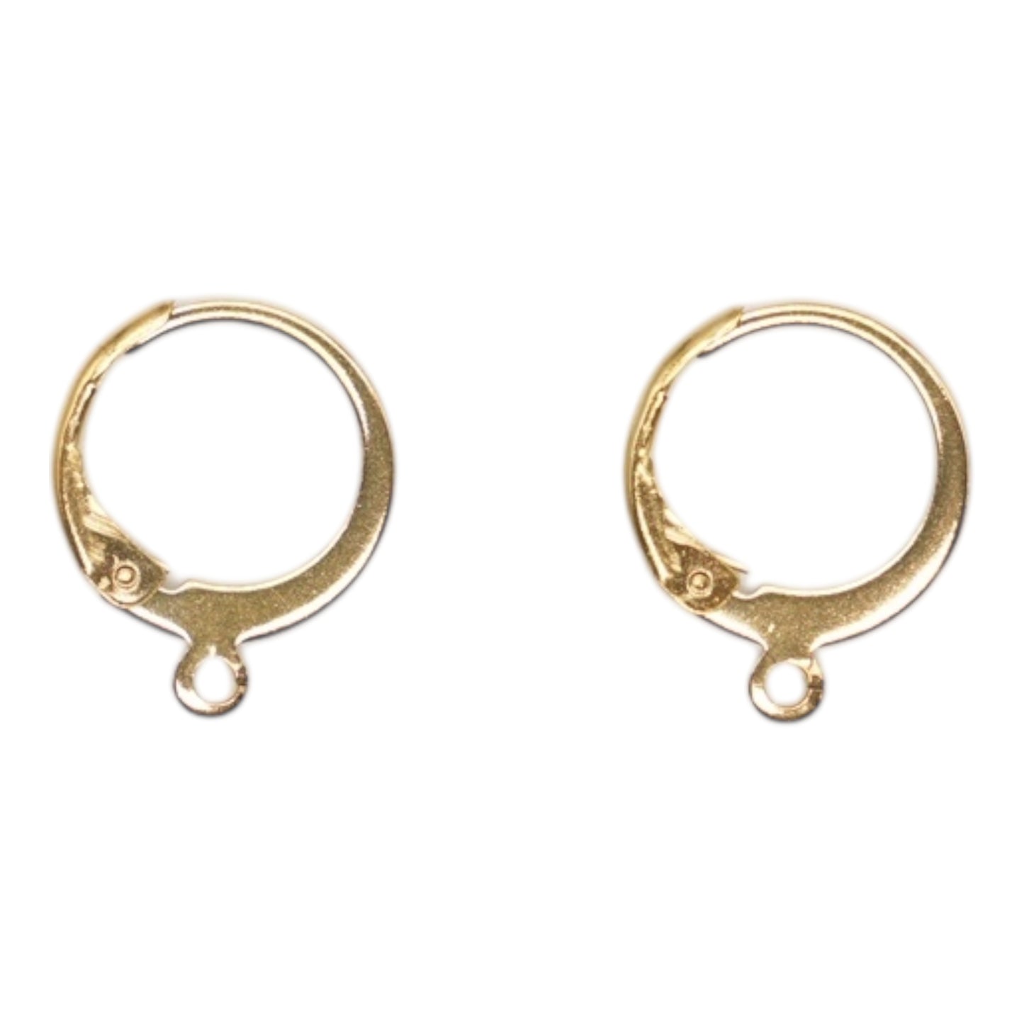 20 paires d’attache anneau à pendentif BC D-05 pour boucle d’oreille en acier inoxydable doré 1 cm