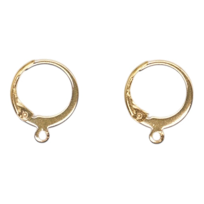 20 paires d’attache anneau à pendentif BC D-05 pour boucle d’oreille en acier inoxydable doré 1 cm