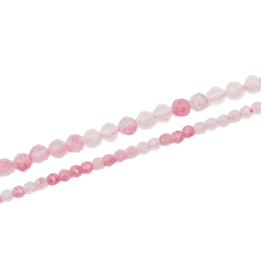 Fil Rhodocrosite du Brésil A en perle facetté