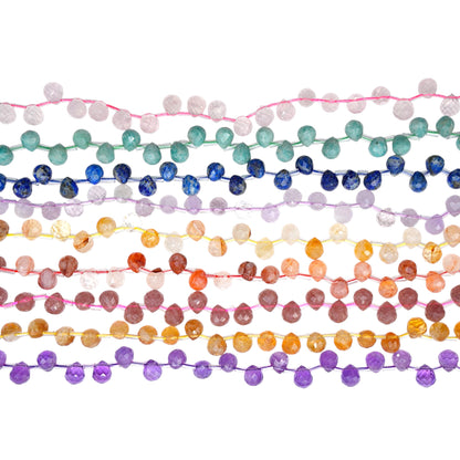 Fil goutte facetté 8x10 mm (9 pierres disponible)