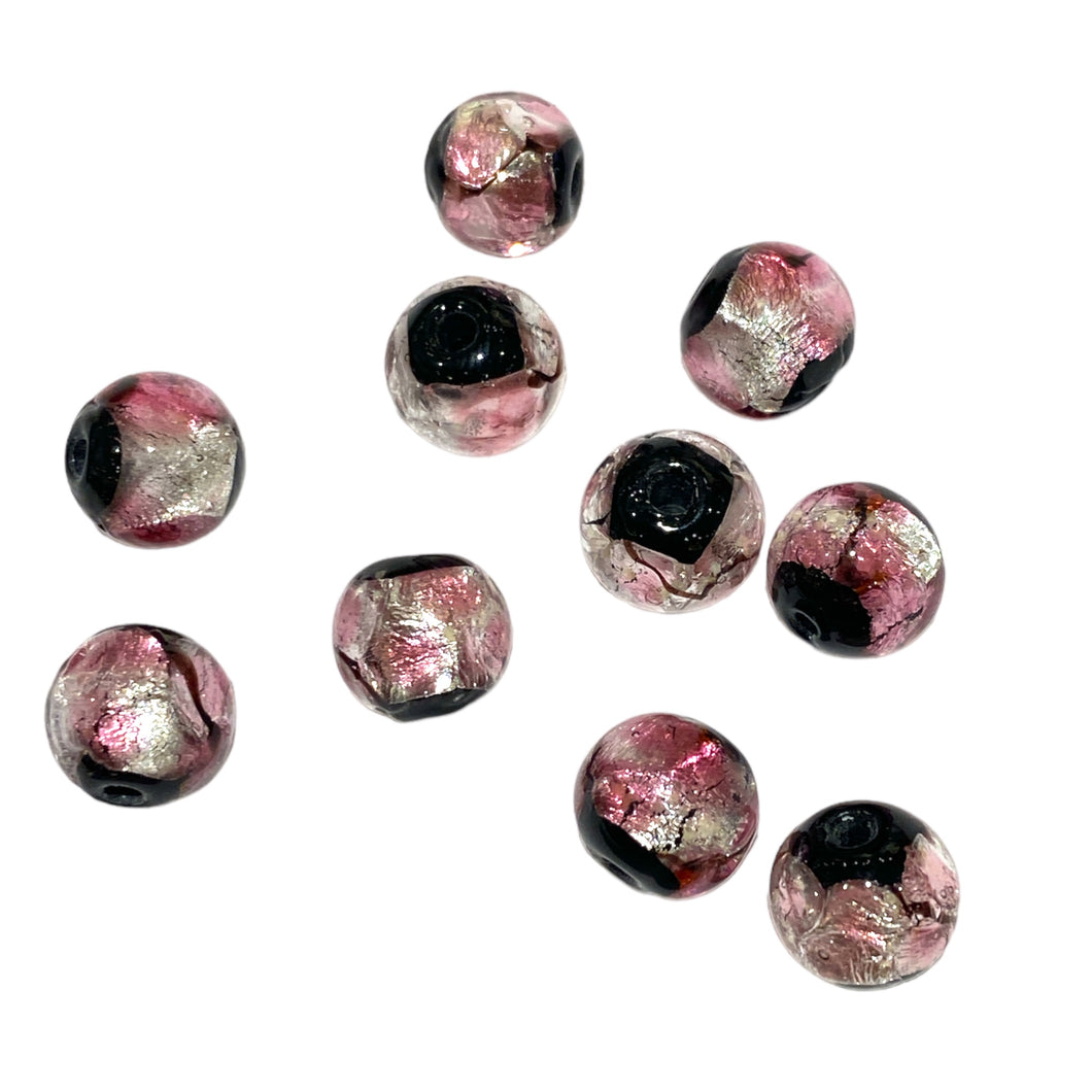 10 perles lucioles Hotaru d’Okinawa rose