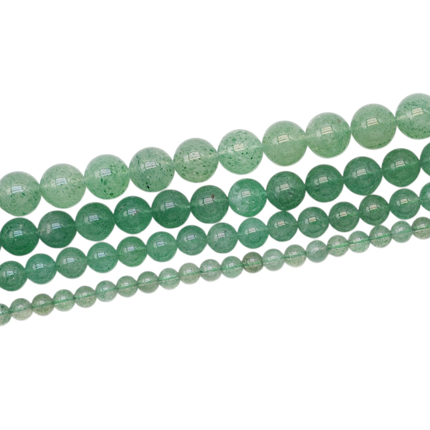 Lepidocrocite Quartz Bead Strand