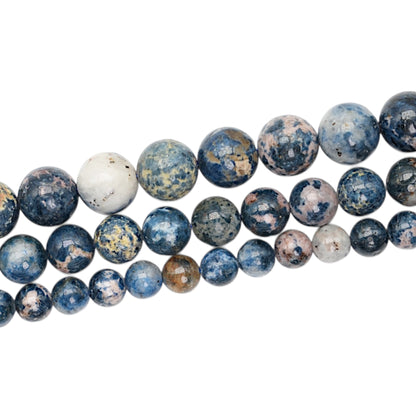 Fil de perle Spinelle bleue AA