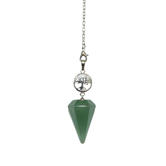 Pendule Arbre de vie cone aventurine verte