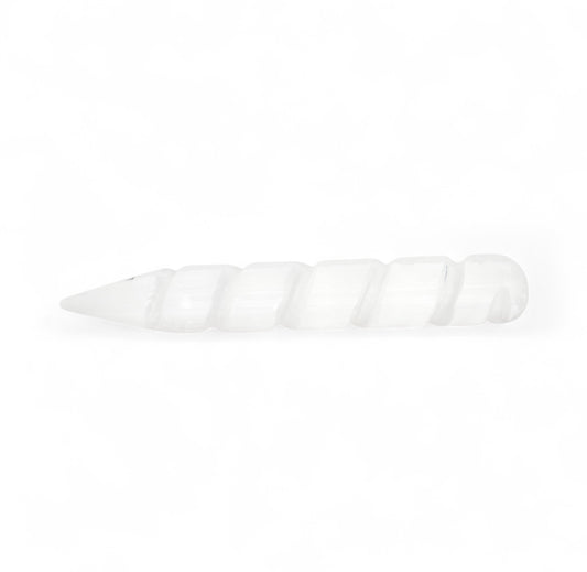 Baton de massage torsadé en sélénite