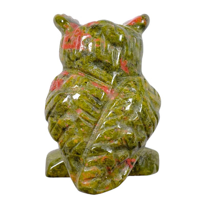 Figurine Hibou en Unakite