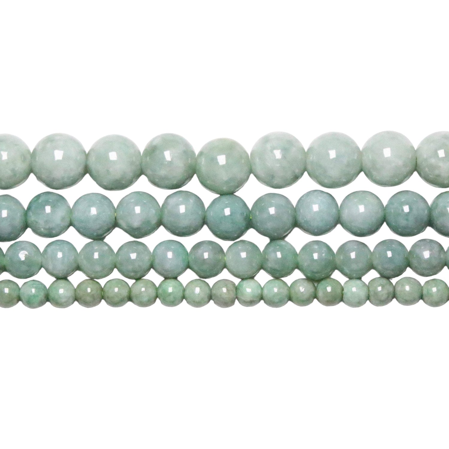 Fil de perle Jadeite Veritable AA+ - Foliesbijoux