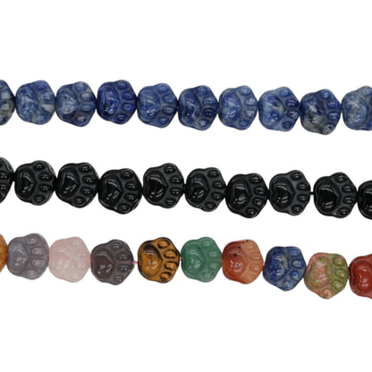 Fil patte de chat en pierre naturelle référence 32 — 15 mm (8 pierres disponible)