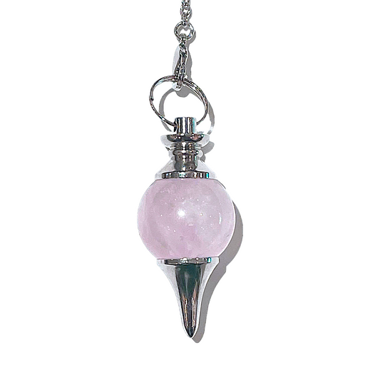 Pendule Quartz rose forme boule