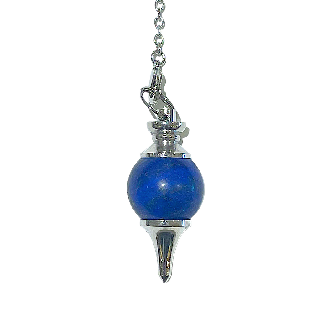 Pendule Lapis lazuli forme boule