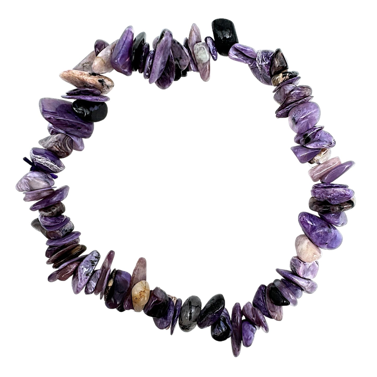 Bracelet baroque charoite