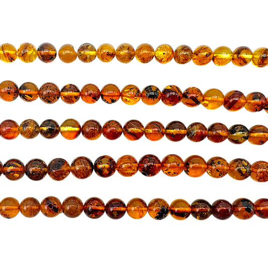 Fil de perles Ambre baltique couleur numéro 2