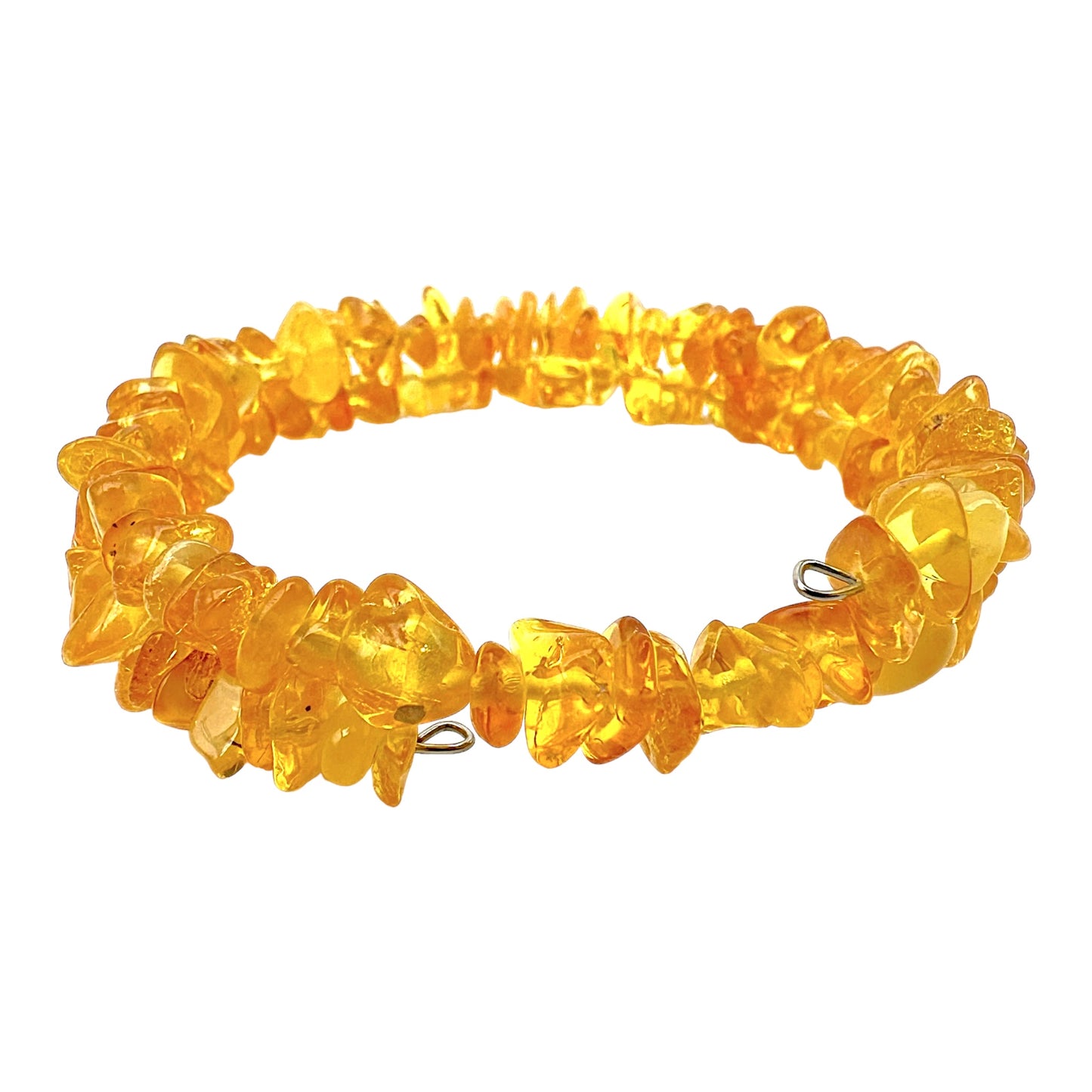 Bracelet double tours ambre adulte