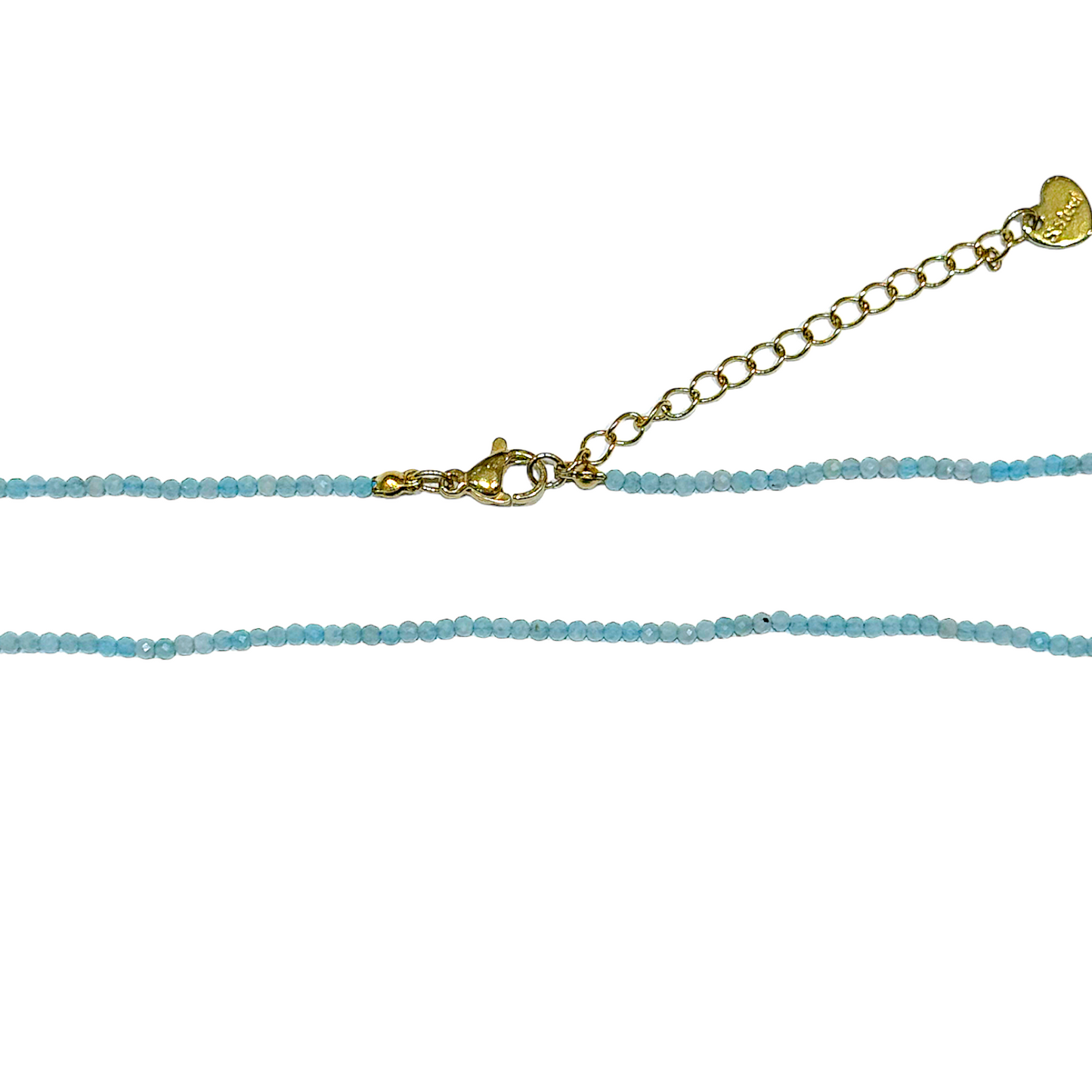 Collier Amazonite 2-3mm acier inoxydable